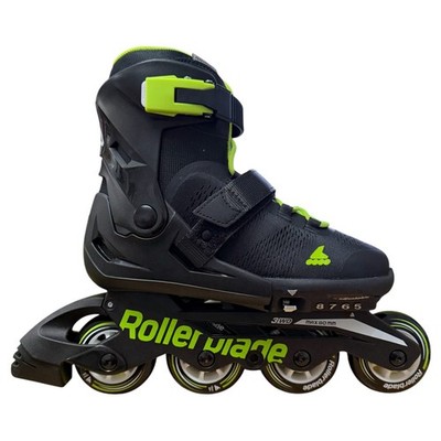 ROLLERBLADE Kinder Inliner Skates MICROBLADE  black/green Größe 36,5-40,5