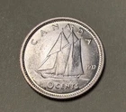 1937 Canadian  Dime BU