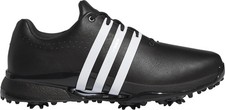 adidas Tour360 24 Mens Golf Shoes Black Sneakers 3 Stripes