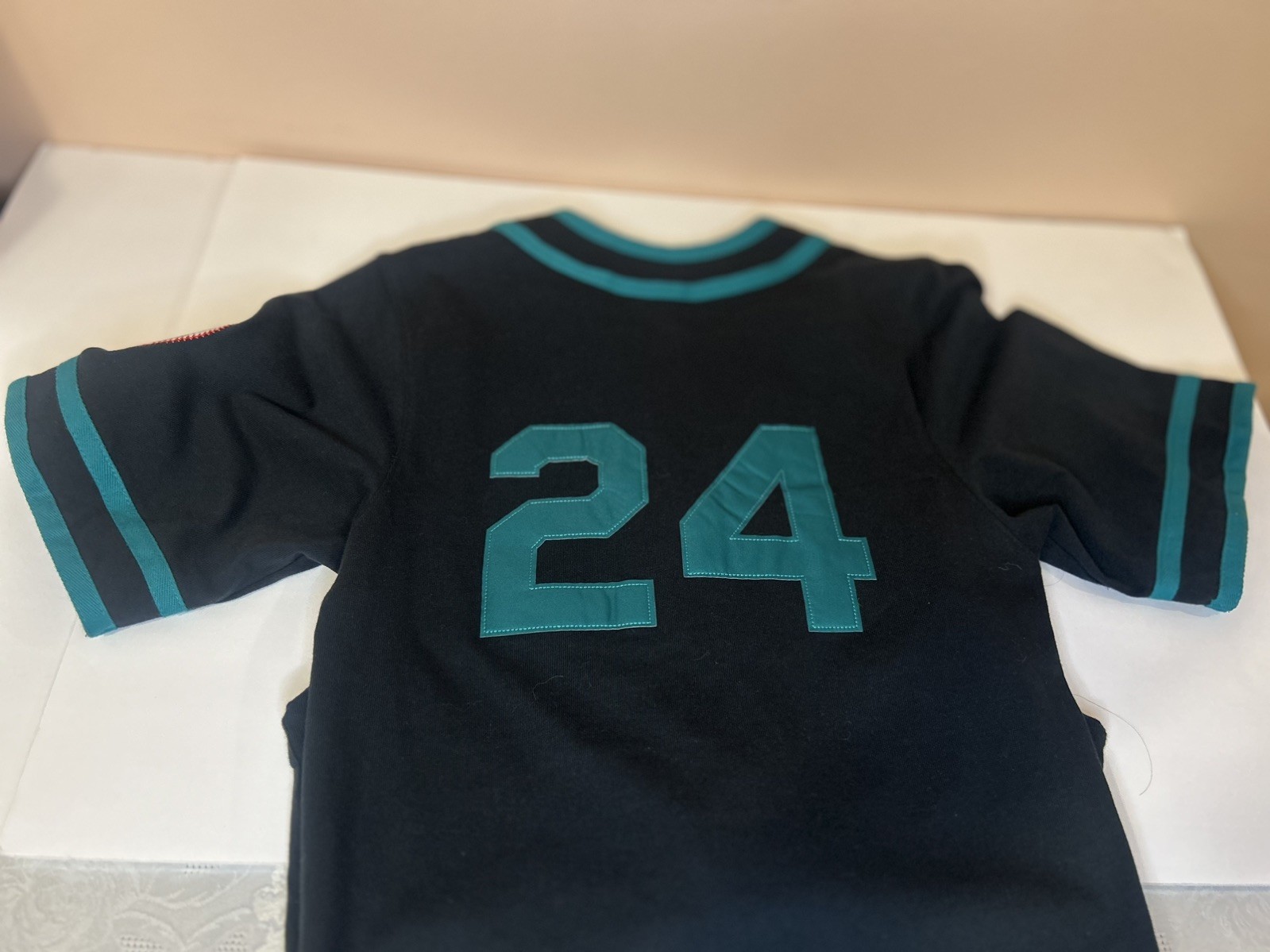 Ken Griffey Jr The Kid #24 Nike Jersey Seattle Mariners Small Retirement Career thumbnail 5