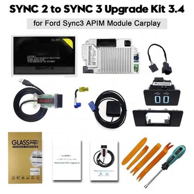 SYNC 2 to SYNC 3 Upgrade Kit 3.4 für Ford Sync3 APIM Module Carplay