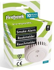 Firehawk FHB10 Smoke Alarm X-Profile TSE 10 Year Sealed Battery Fire Safety