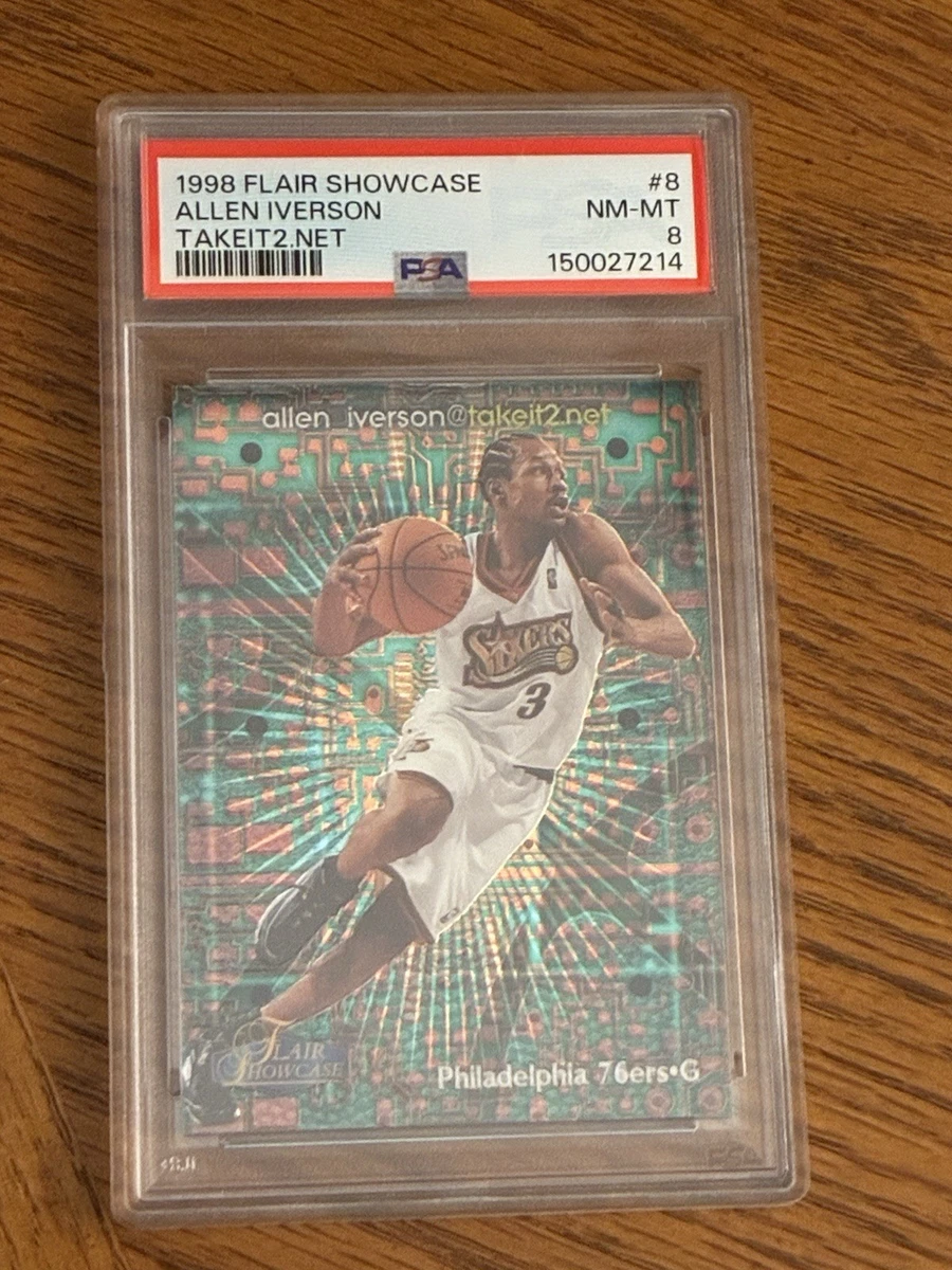Allen Iverson Professional Sports Authenticator (PSA) Basketball