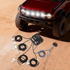 Strobe Lighting System Kit 4 Hid Bulbs Hide Away Hazard Emergency Warning Light Strobe Lighting System Kit 4 Hid Bulbs Hide Away Hazard Emergency Warning Light