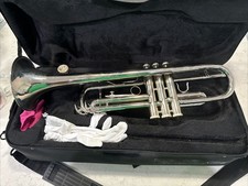Slade Trumpet Musical Instrument With Carrying Case, Great Condition