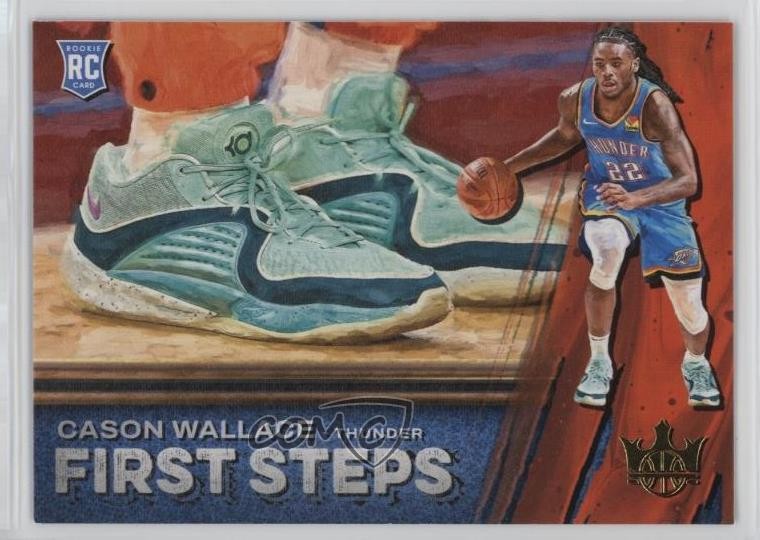 2023-24 Panini Court Kings First Steps Cason Wallace #7 10qe