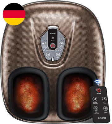 RENPHO Tragbar Fußmassagegerät Mit Wärme, Fussmassagegerät Elektrisch, 3D Kneten