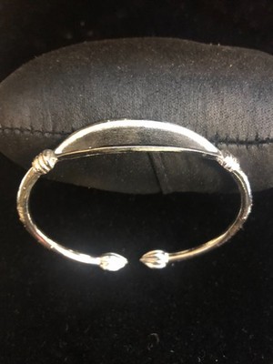 one west indian sterling silver bangles, .925