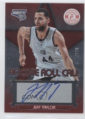 2012 Totally Certified Rookie Roll Call Red 35/199 Jeff Taylor #64 Auto RC 9eo