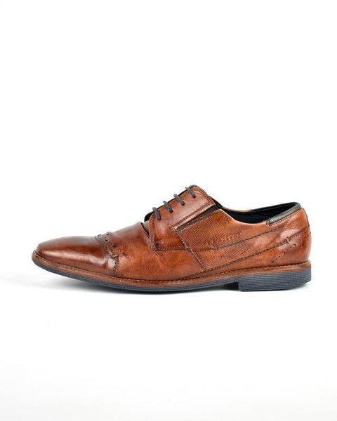 Men Daniel Hechter Heels Brown Leather 45 #397I