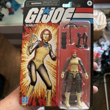 2021 Hasbro GI Joe Retro Collection Scarlett 3.75 Walmart Exclusive