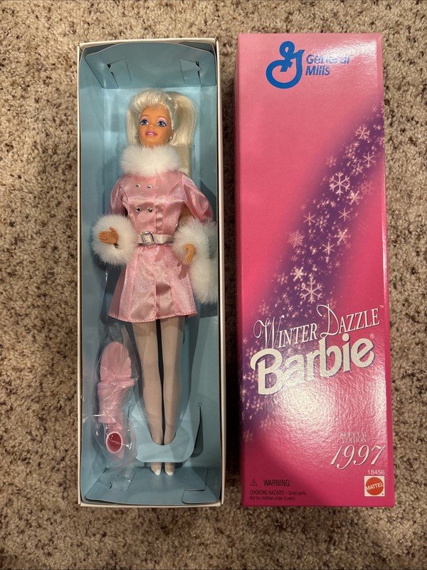 1997 Special Edition General Mills Winter Dazzle Barbie Doll Mattel #18456