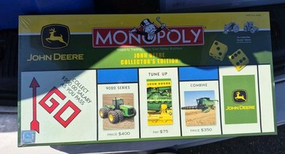 Monopoly John Deere Collector's Edition W/ Pewter Tractor Tokens New Sealed 2005