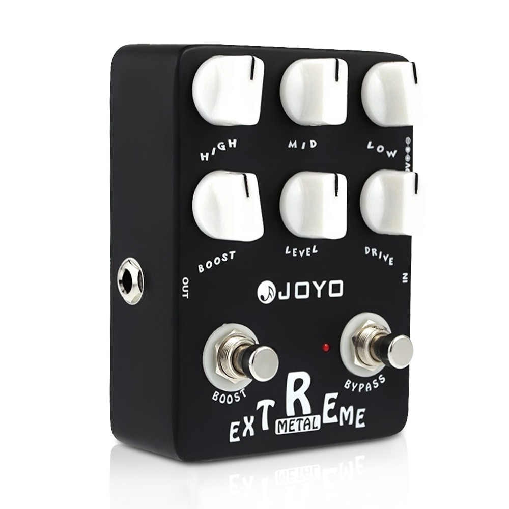 JOYO Extreme Metal Guitar Pedal Low-Mid-High Gain Boost Distortion Effect Pedal