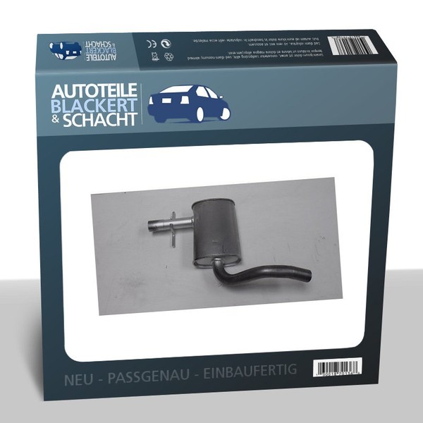 Auspuff Mitteltopf für VW Golf III + Cabriolet Golf IV Cabriolet Vento-image