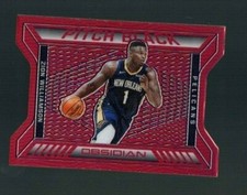 2020-21 Panini Obsidian Pitch Black #2 Zion Williamson Electric Etch Red (C)