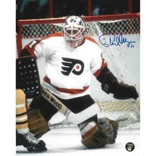 Phil Myre Autographed Philadelphia Flyer 8X10 Photo