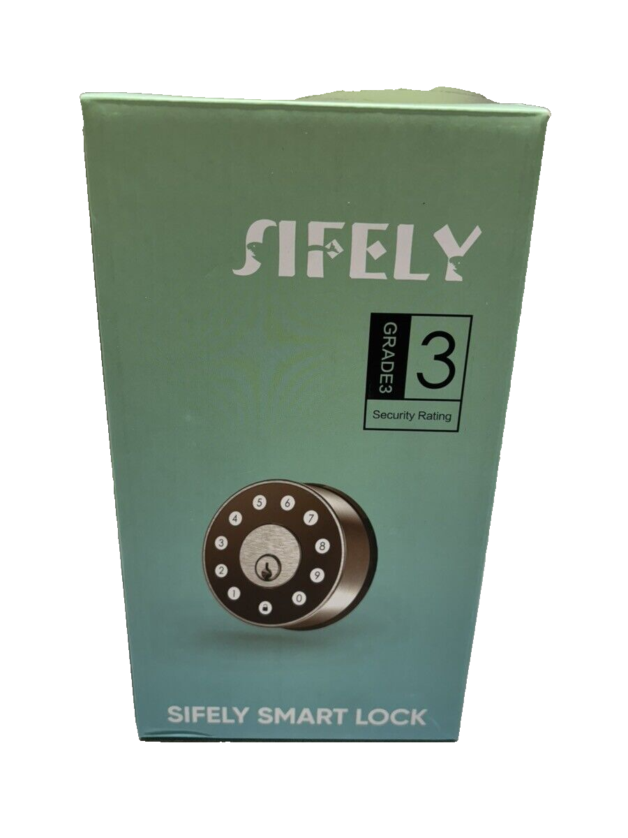 Sifely Smart Keyless Entry Deadbolt Lock in Satin Nickel Finish-image