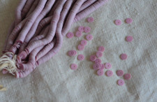 Antique Art Deco Sequins Pink Lilac, 5mm, 192...