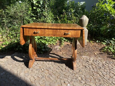 Biedermeier Tisch Ohrwangentisch Kirschbaum Lyra Weimar Um 1815