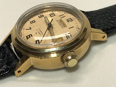 Vintage Seiko hi Beat gold womens watch Automatic Movement