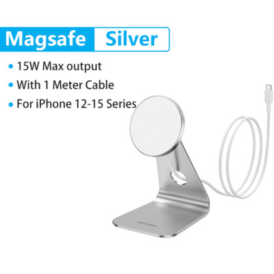 15W Magnetic Wireless Charger Stand Fast Charging Holder For iPhone 16 15 14 13