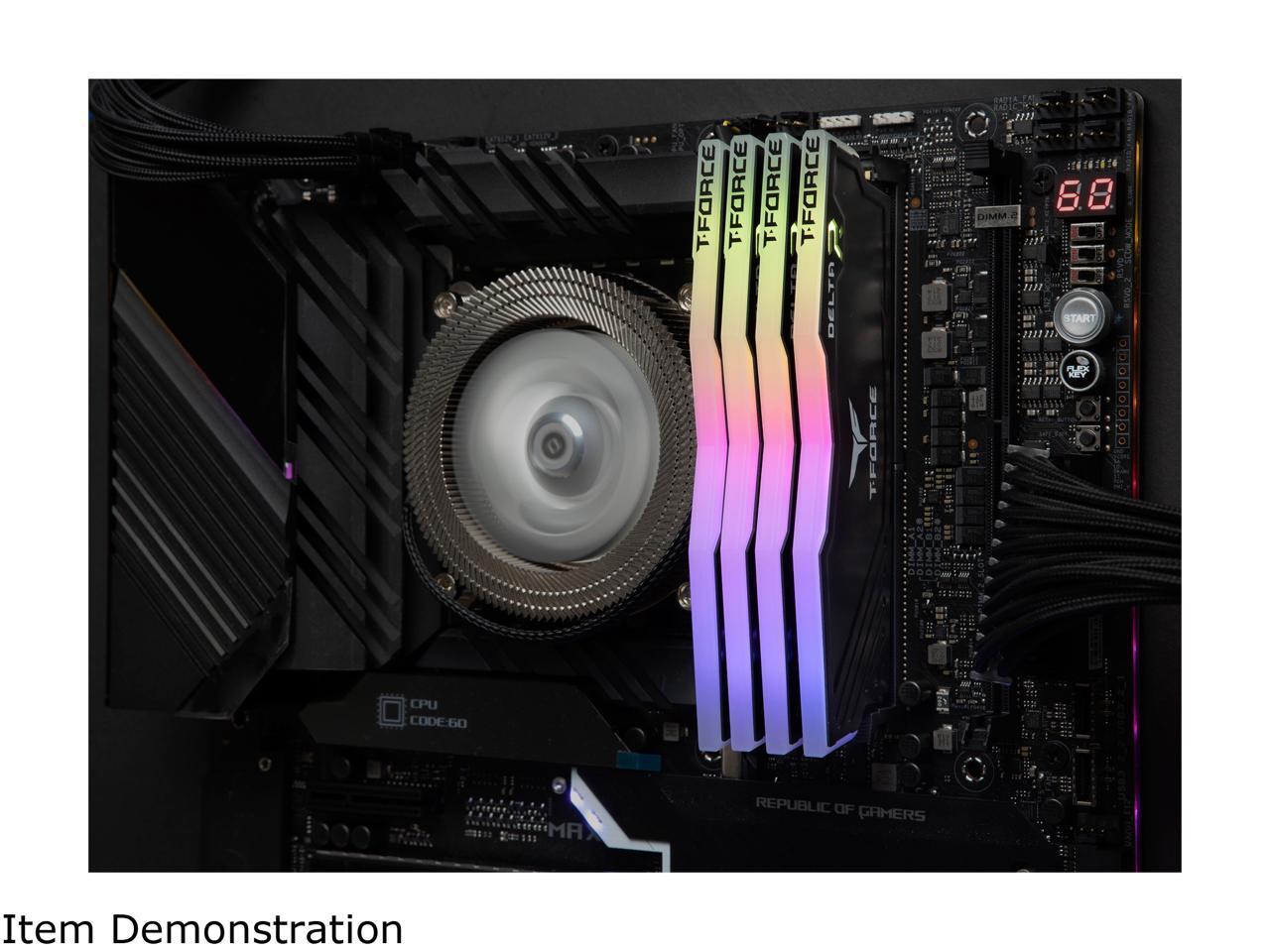 TeamGroup T-force Delta RGB Ddr4 64gb (2x32gb) 3600mhz for sale 