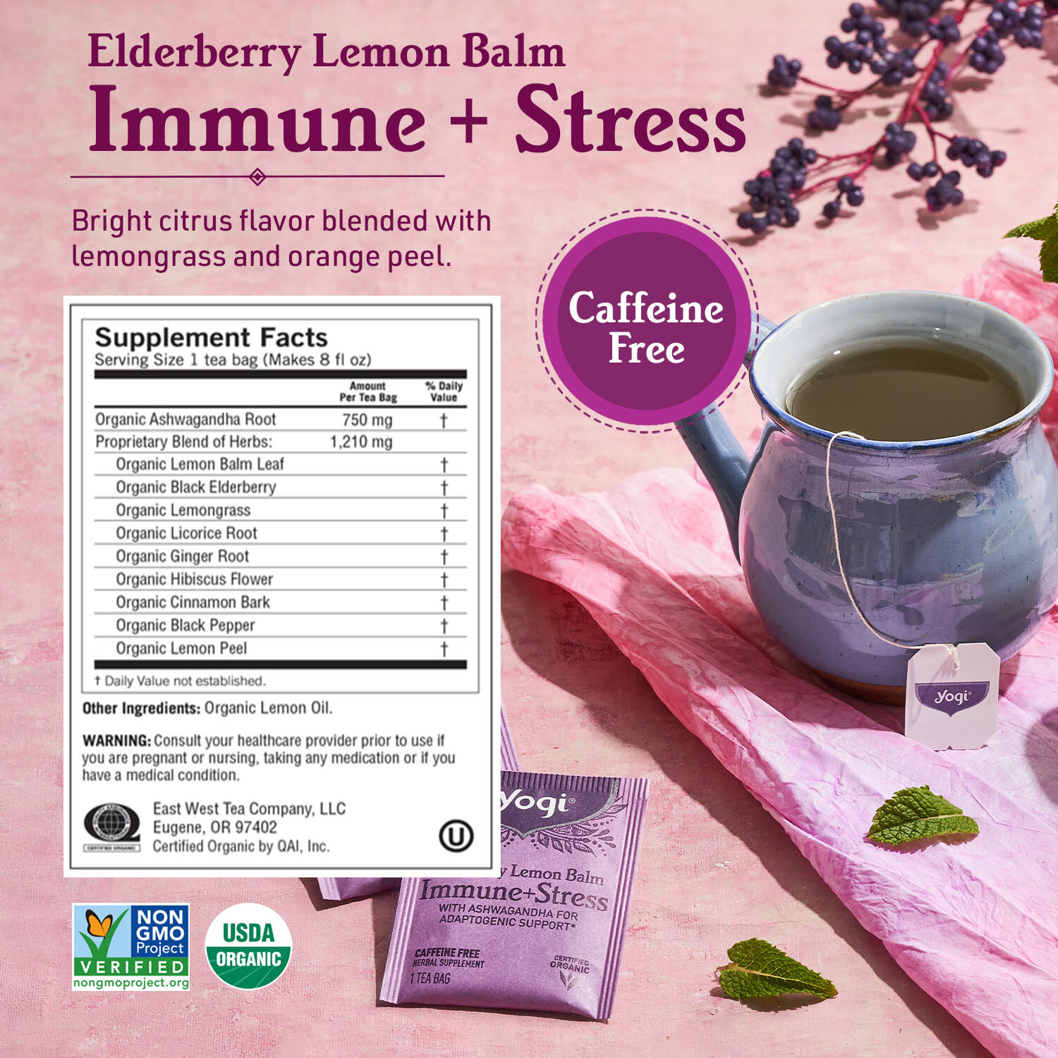 Yogi Tea Immune Support Tea Variety Pack 16 Tea Bags per Pack 3 Packs