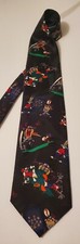 Vintage Looney Tunes Mania 1994 Tie 100 Polyester