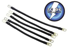 4 Awg HD Golf Cart Battery Cable 5 pc Set E-Z-GO TXT 94  UP U.S.A MADE