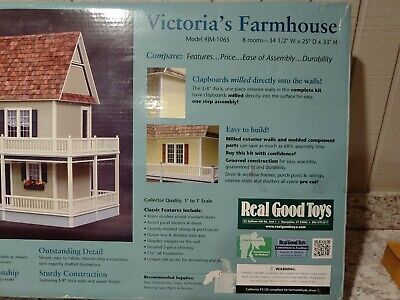 Victoria's Farmhouse Dollhouse Kit – Real Good Toys