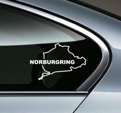 NURBURGRING Racing Performance Motorsport window Vinyl Decal Sticker emblem logo