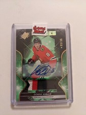 2019-20 SPX Dominik Kubalik Rookie Patch Auto RC 09/35