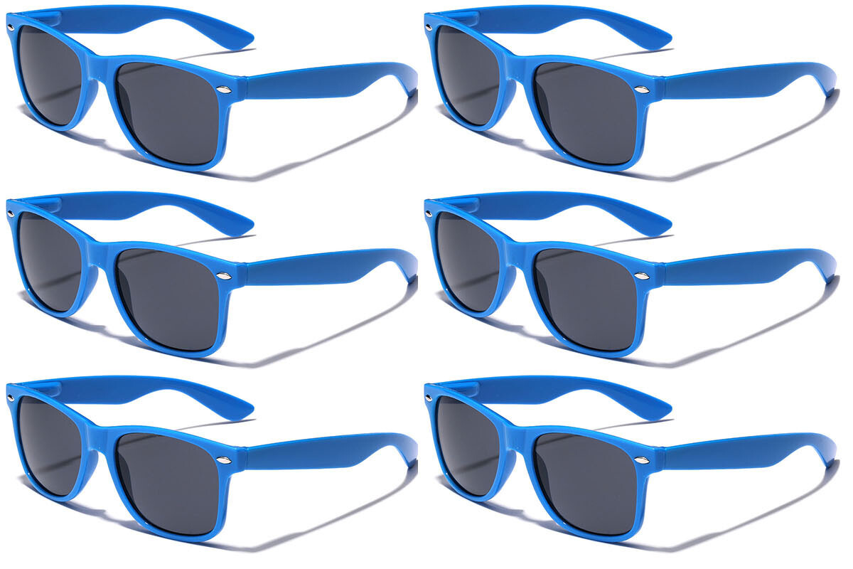 12 Pack Retro Square Sunglasses Party Favors Unisex Adults Amazon.com: Matcheck 12 Pack Mixed Black Color Sunglasses  main image 2