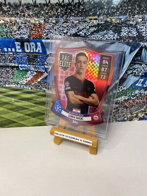 Topps Match Attax 2023/24 2024 Luka Sucic Pro Elite Shield Rare 1/5 Red Parallel