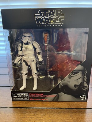 STAR WARS BLACK SERIES STORMTROOPER WITH BLAST ACCESSORIES 6 IN. LOOSE