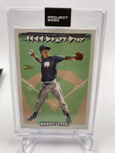 2020 Topps Project Derek Jeter Naturel With Box  NIB Yankees