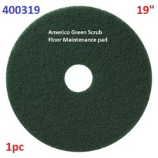Americo 400319 Green Scrub Floor Maintenance Pad, 19" 1pc Made In USA