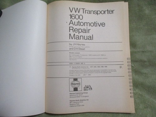 Haynes Dodge Plymouth Full-Size Vans 1971-1991 30065 (349) Repair Manual V6 V8 - Picture 2 of 3