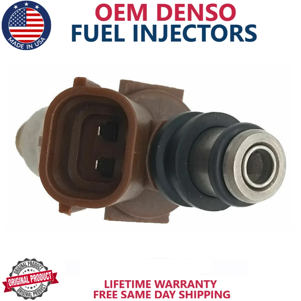 x4 OEM DENSO Best Upgrade Fuel Injectors For 1996 -1998 Toyota T100 2.7L I4 - Image 4 of 4