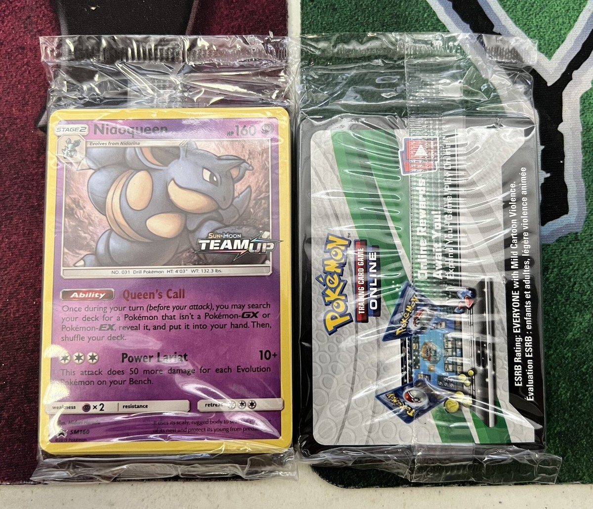 Pokemon SEALED Nidoqueen SM160 Team Up Prerelease Promo Pack!! | eBay
