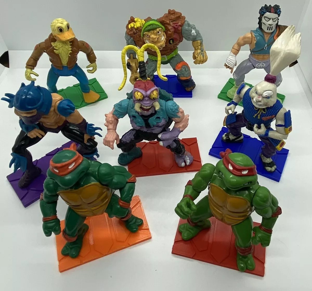 TMNT Teenage Mutant Ninja Turtles Figure Stand Custom Choose Color