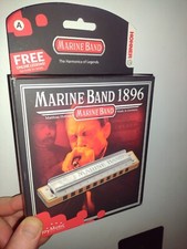 Hohner Marine Band Harmonica 1896 In The Box Key Of A Major