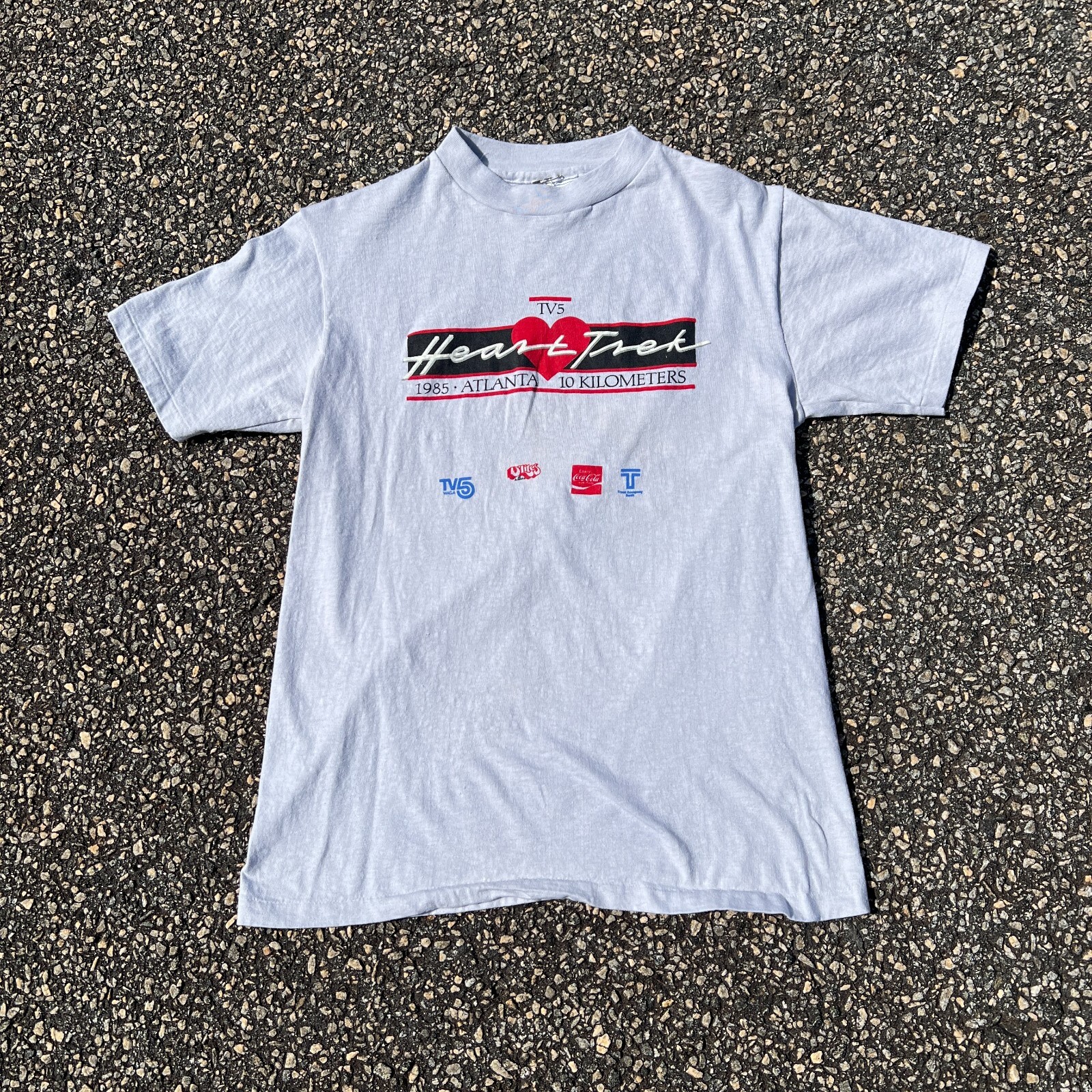 1985 Heart Trek Marathon Vintage Running Tee