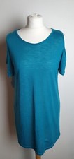 STYLEWISE Ladies Green Crew Neck Cold-Shoulder T-Shirt Dress 