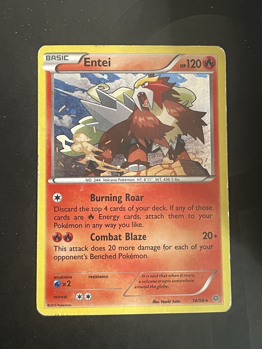 Entei 14/98 Cosmos Holo Ancient Origins Blister Promo Pokemon TCG HP