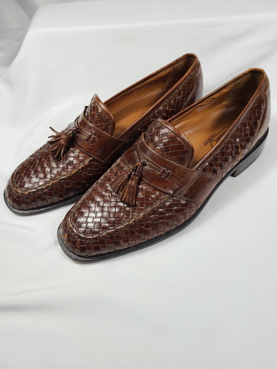 Fratelli “Cellini” Woven Leather Loafer Brown Casual Shoe  display picture 3