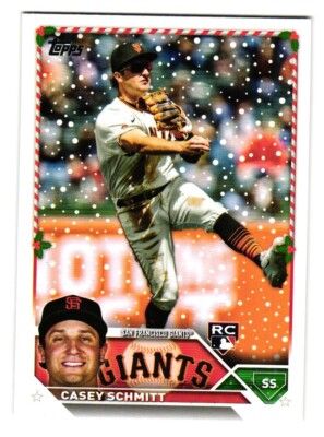 2023 Topps Holiday # H114 Casey Schmidt San Francisco Giants