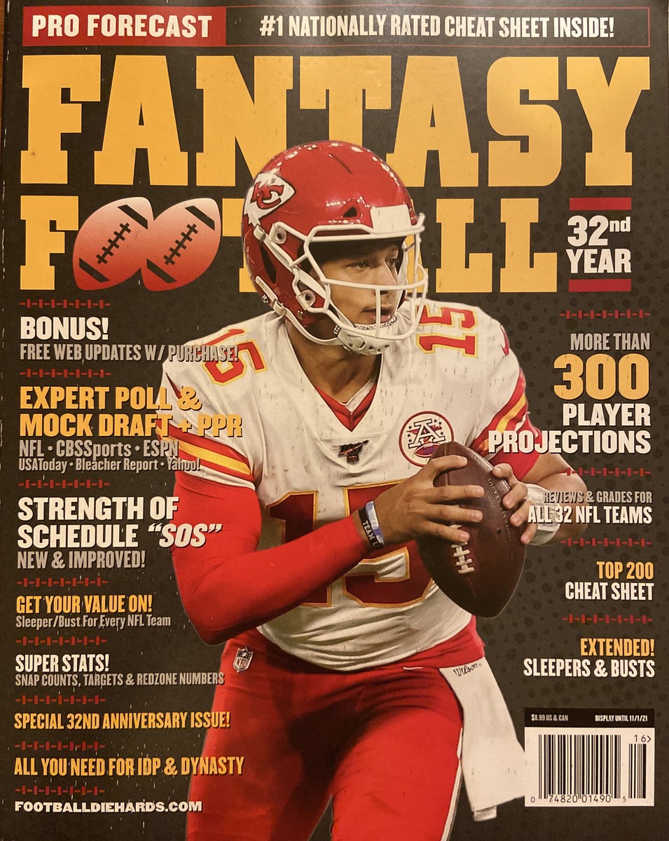 PRO FORECAST FANTASY FOOTBALL MAGAZINE 2021 BRAND NEW