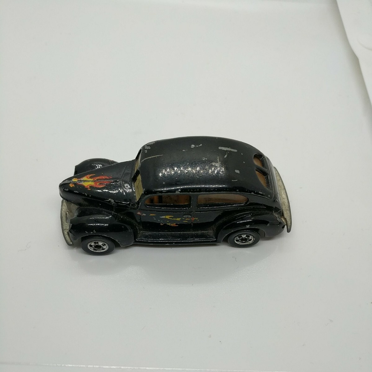 シェルガソリンポンプ　1940年代オブジェ VINTAGE HOT WHEELS 1982 '40 FORD 2 DOOR BW BLACKWALL FAT